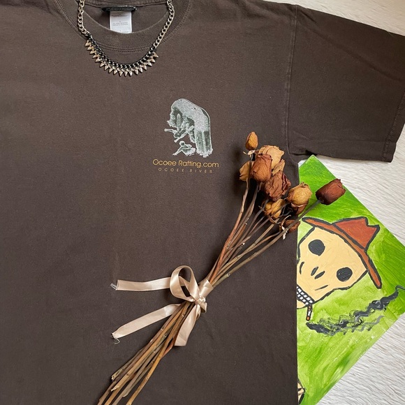 Y2k 2006 Ocoee rafting short sleeve tee - Picture 16 of 17